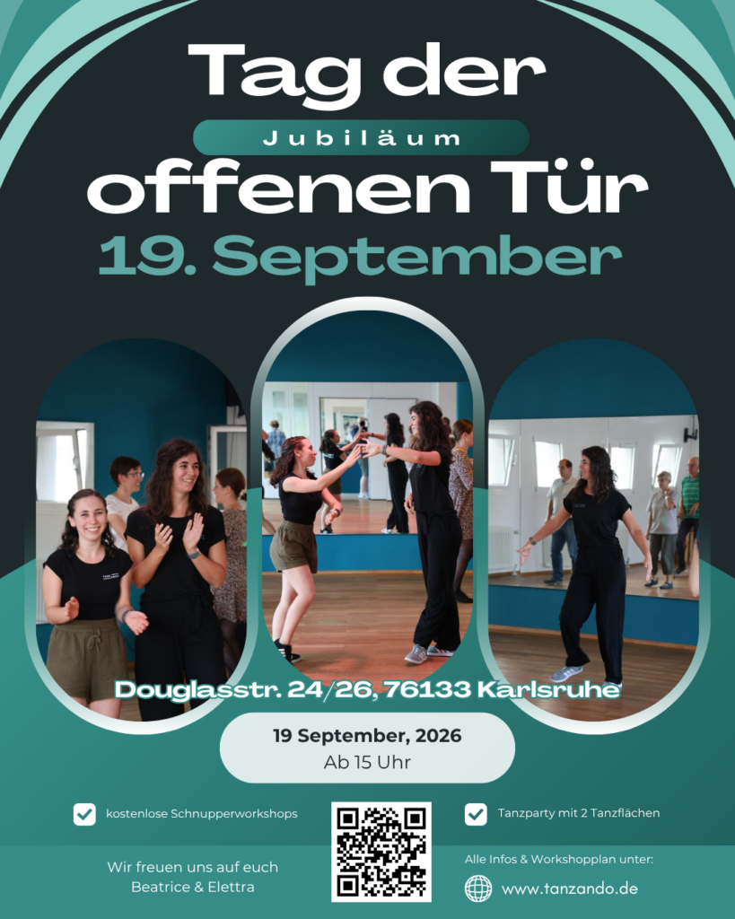 Tag der offenen Tür 2026 bei Tanzando in Karlsruhe